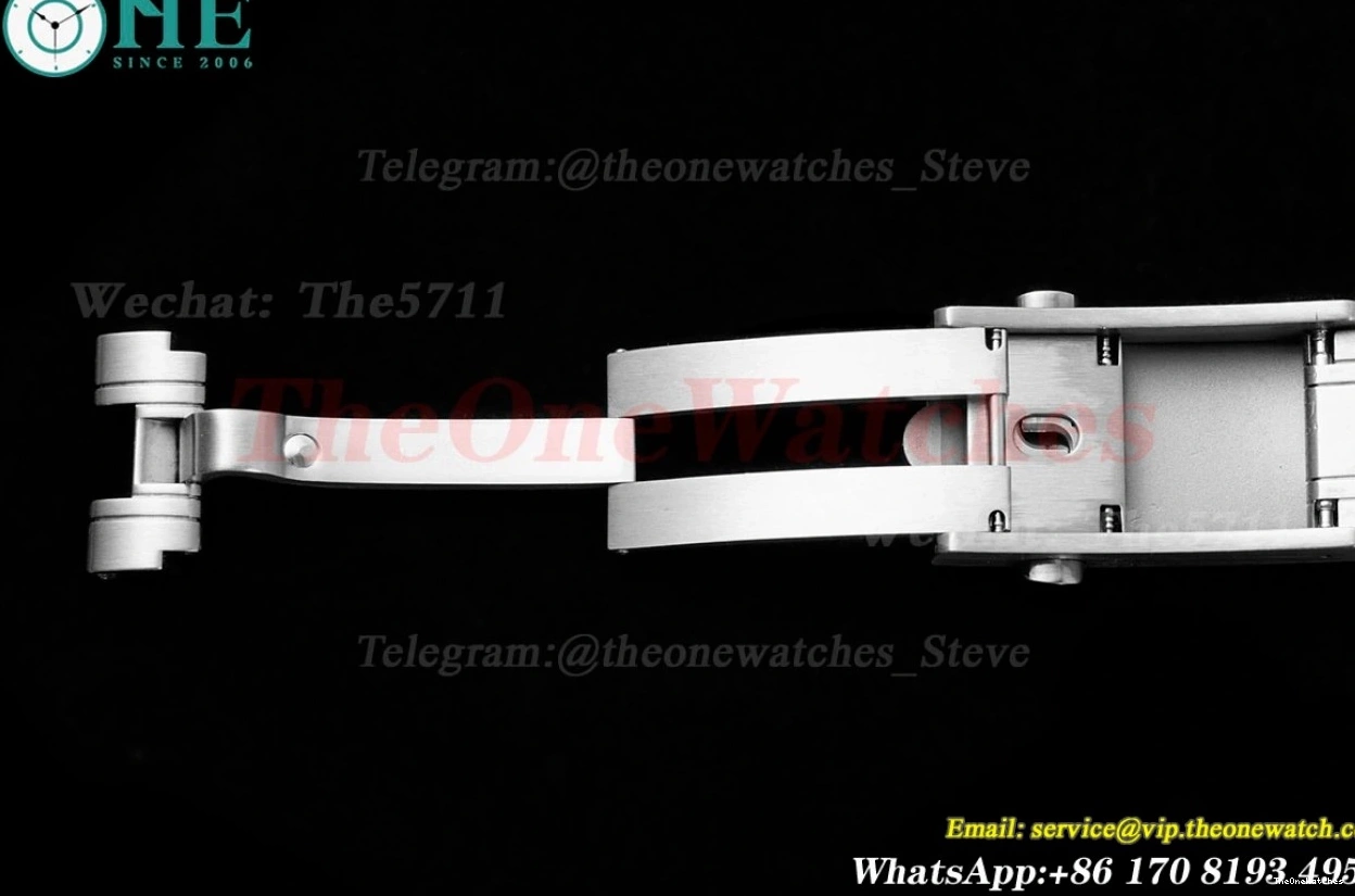 SS RMF White A7750 Mod SS Speedmaster Dial 41mm 0203